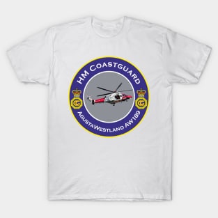 HM Coastguard search and rescue Helicopter, T-Shirt